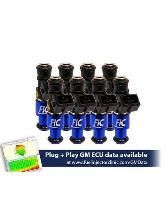 FIC 1200cc High Z Flow Matched Fuel Injectors for LS Truck/SUV (4.8L,5.3L,6.0L) 1999-2006 - Set of 8