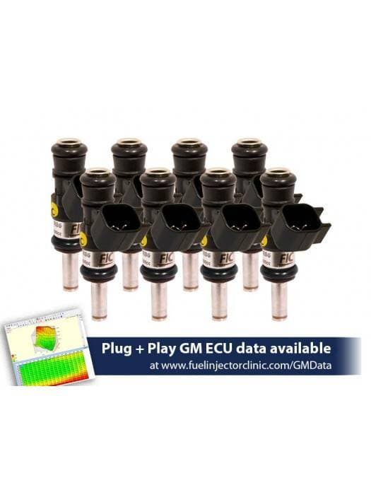 FIC 1440cc High Z Flow Matched Fuel Injectors for LS Truck/SUV 6.2L 2009-2013 - Set of 8