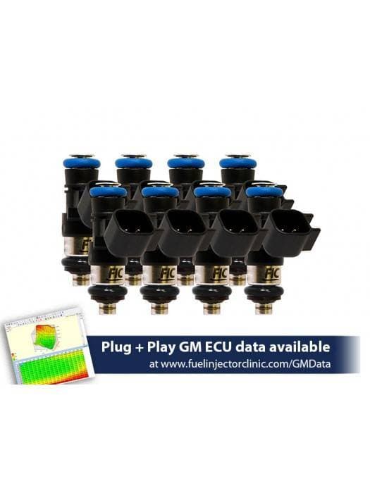 FIC 1000cc High Z Flow Matched Fuel Injectors for LS Truck/SUV 6.2L 2009-2013 - Set of 8