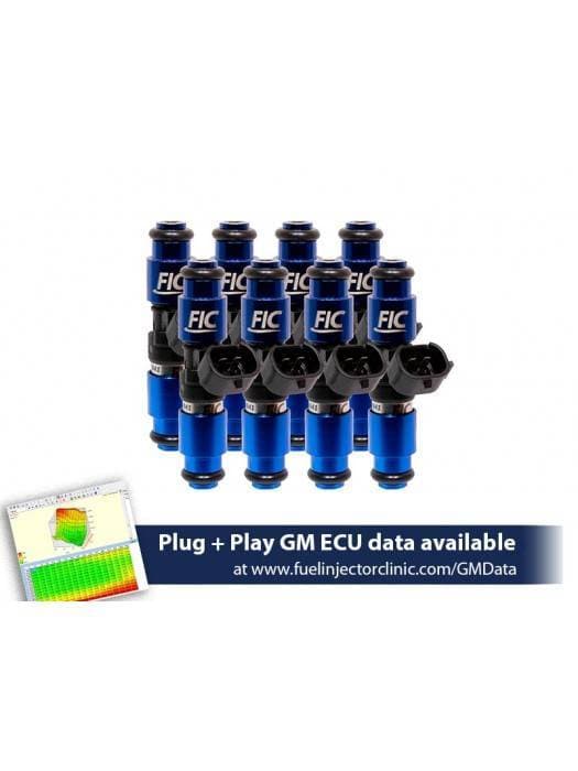 FIC 2150cc High Z Flow Matched Fuel Injectors for LS1 & LS6 Engines - Set of 8