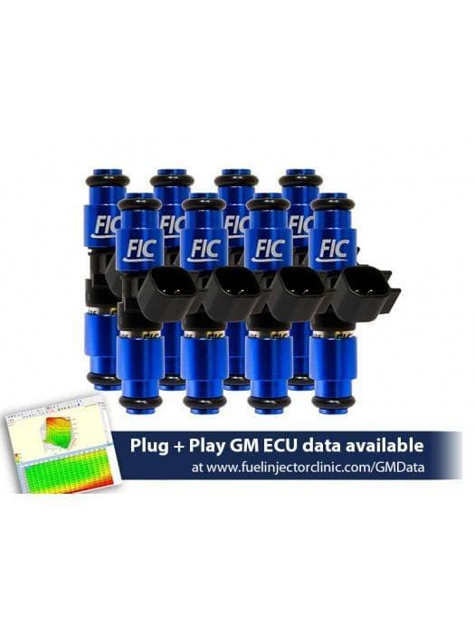 FIC 1440cc High Z Flow Matched Fuel Injectors for LS1 & LS6 Engines - Set of 8