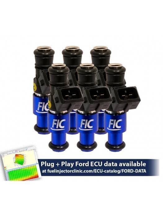 FIC 1200cc High Z Flow Matched Fuel Injectors for Ford Falcon XR6T (BA/BF) 2002-2010 - Set of 6