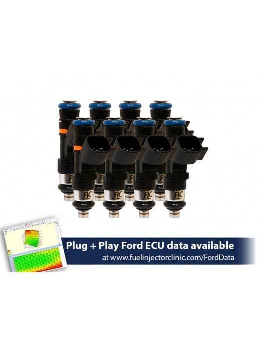 FIC 650cc High Z Flow Matched Fuel Injectors for Ford GT40 2005-2006 & GT500 2007-2014 - Set of 8