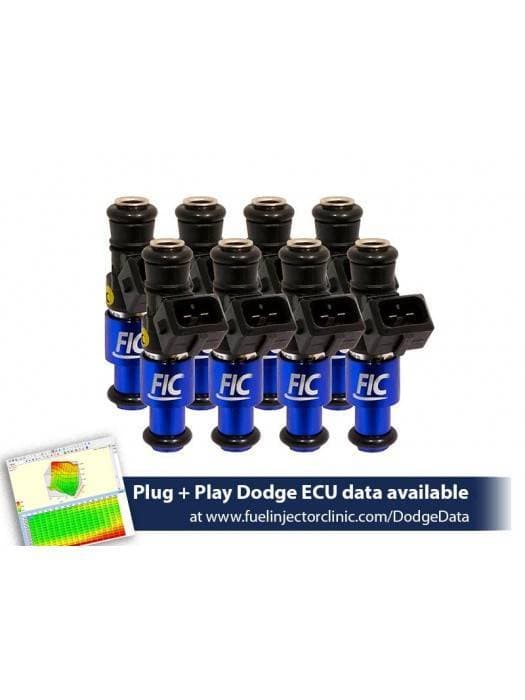 FIC 1200cc High Z Flow Matched Fuel Injectors for Dodge Hemi 5.7L/6.1L/6.2L/6.4L - Set of 8