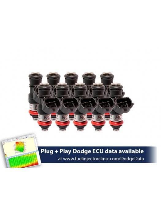 FIC 2150cc High Z Flow Matched Fuel Injectors for Dodge Viper ZB1 2003-2006 - Set of 10