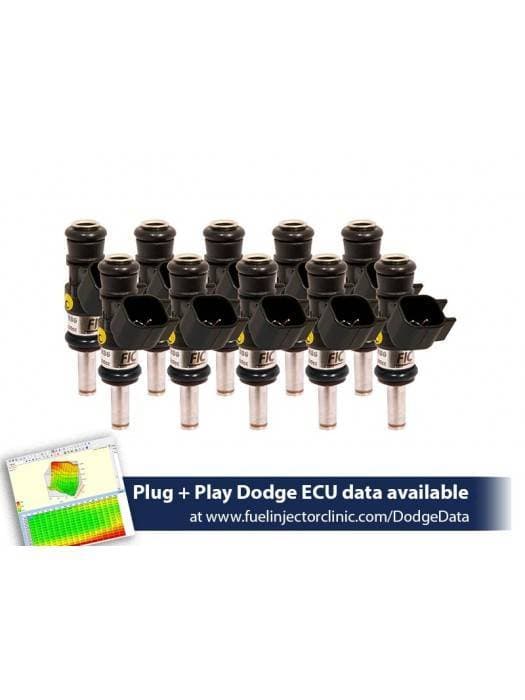 FIC 1440cc High Z Flow Matched Fuel Injectors for Dodge Viper ZB1 2003-2006 - Set of 10