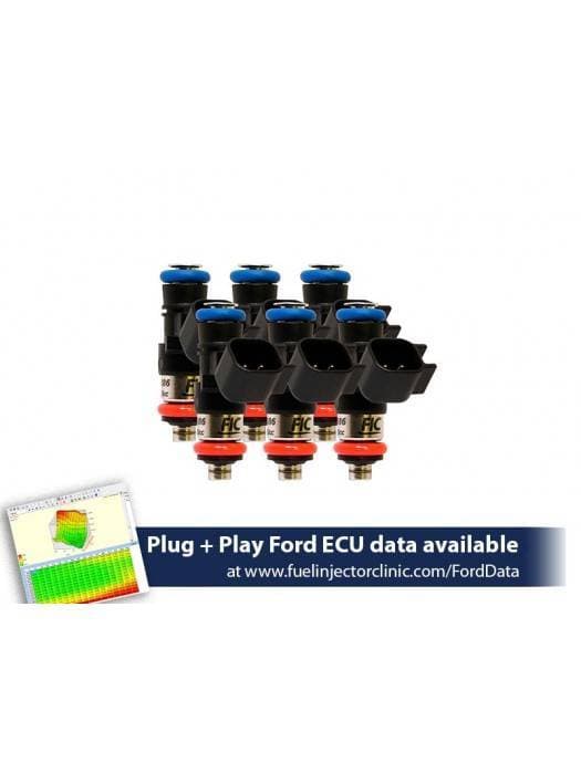 FIC 1650cc High Z Flow Matched Fuel Injectors for Ford Raptor 2017-2019 - Set of 6