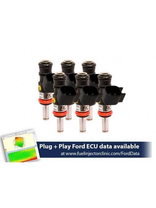 FIC 1440cc High Z Flow Matched Fuel Injectors for Ford Raptor 2017-2019 - Set of 6
