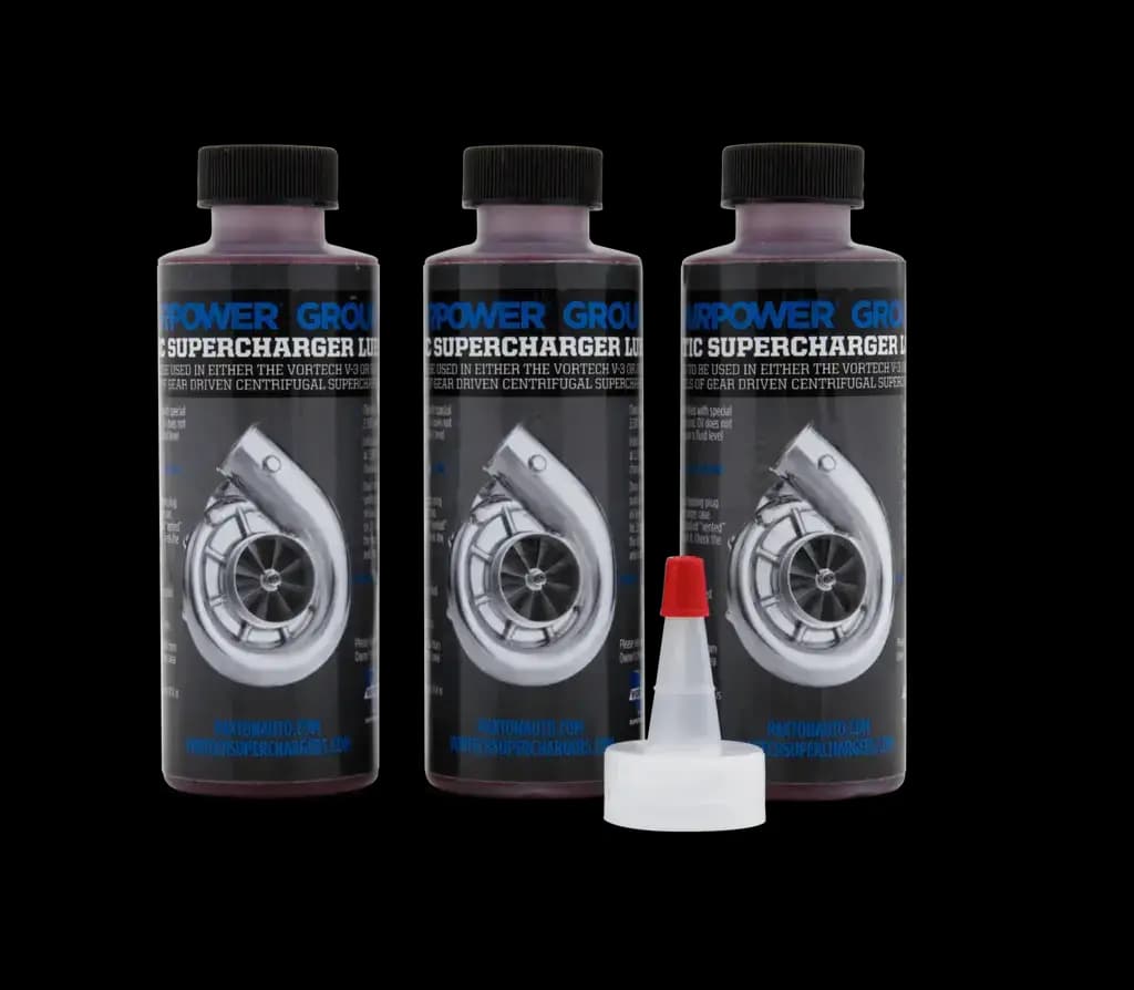 Vortech Supercharger Oil Pack 4 oz. bottles, Set of 3