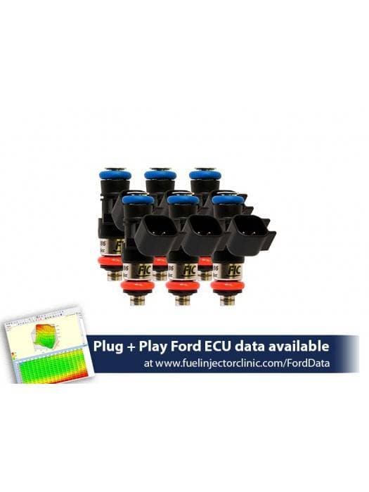 FIC 850cc High Z Flow Matched Fuel Injectors for Ford Raptor 2017-2019 - Set of 6