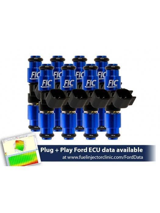 FIC 1650cc High Z Flow Matched Fuel Injectors for Ford F-150 1985-2003 - Set of 8