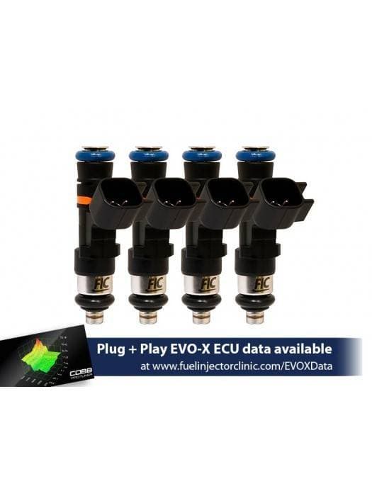 FIC 1000cc High Z Flow Matched Fuel Injectors for Mitsubishi Evolution X 2007-2016 - Set of 4