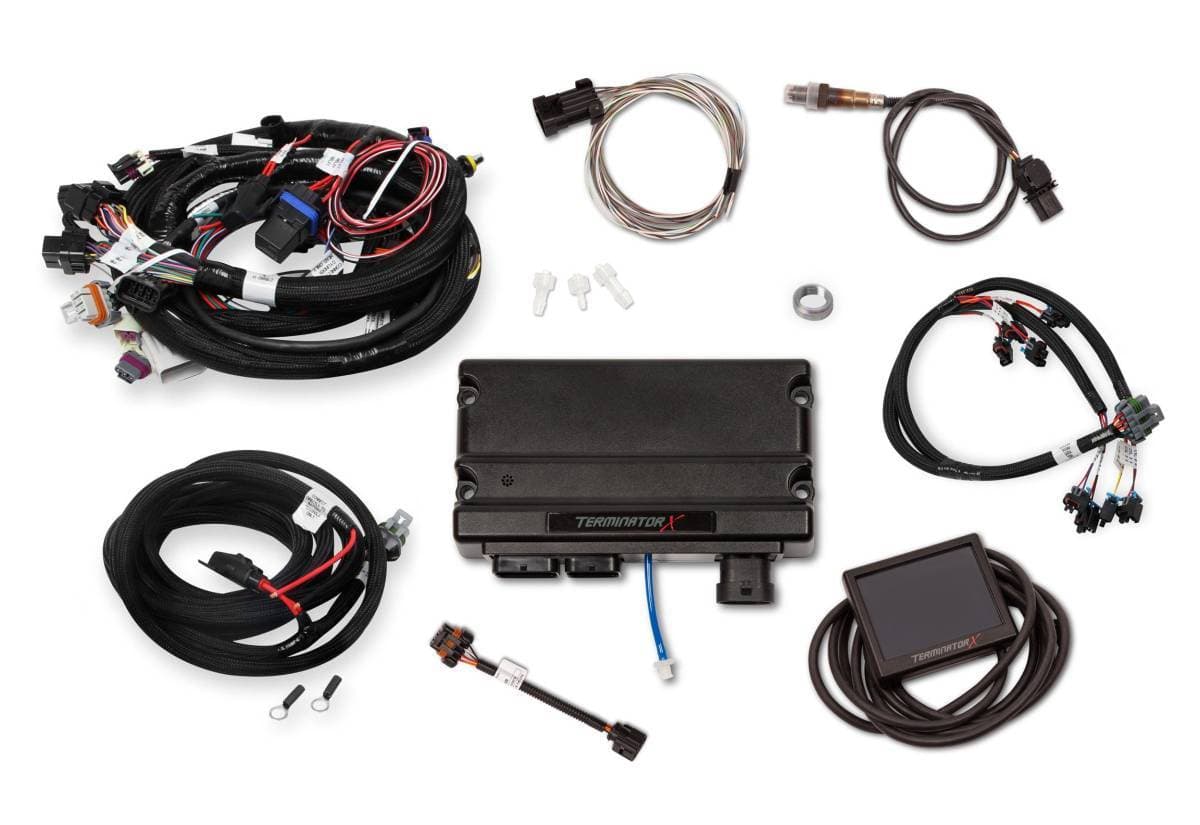 Holley Terminator X MPFI Controller Kit For GM Truck GEN III 4.8/5.3/6.0 Engines 24x Crank 1x Cam with DBC Multec 2
