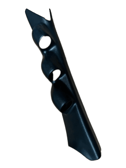 Jeep Grand Cherokee SRT8 2006-2010 Pillar Gauge Pod - Fits three 2 1/16" Gauges