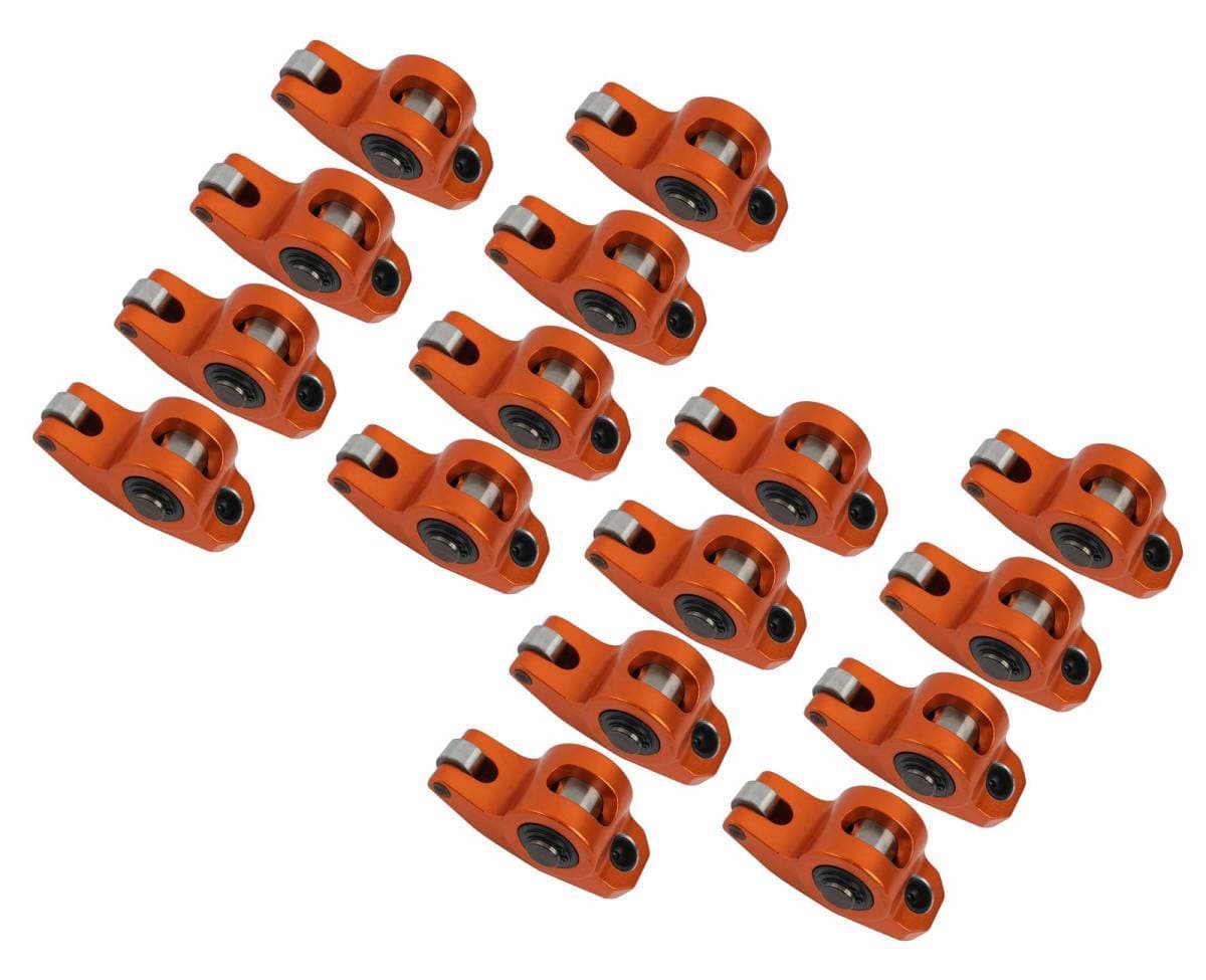 Harland Sharp BBC 65-00 396-502 7/16" Diamond Stud Mount Roller Rocker Arms, 1.7 Ratio