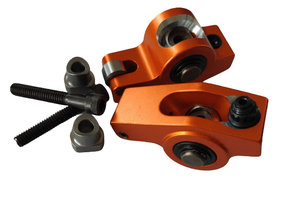 Harland Sharp Dodge Magnum 5.2/5.9L 5/16" Pedestal Mount Roller Rocker Arms, 1.6 Ratio Aluminum, Adjustable