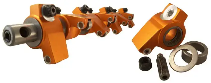 Harland Sharp Small Block Mopar LA Blocks Shaft Mount Roller Rocker Arms, 1.6 Ratio, for Edelbrock Performer RPM