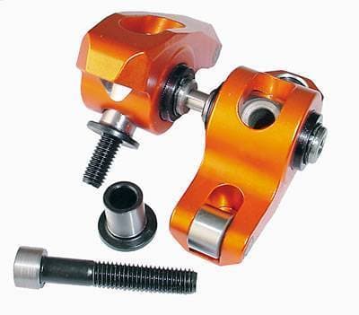 Harland Sharp LS Roller Rocker Arms, Pedestal Mount, 1.7 Ratio, Aluminum, Chevy, LS1/LS2/LS4/LS6, 4.8/5.3/5.7/6.0L, Adjustible