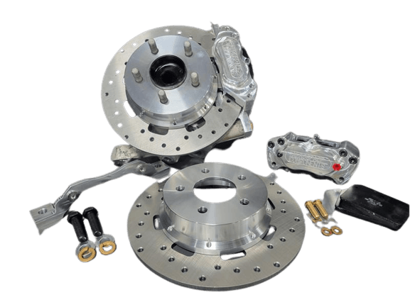 Aerospace Ford Mustang GT350 / GT350R 2015-2020 4 Piston Heavy Duty Front Drag Disc Brakes