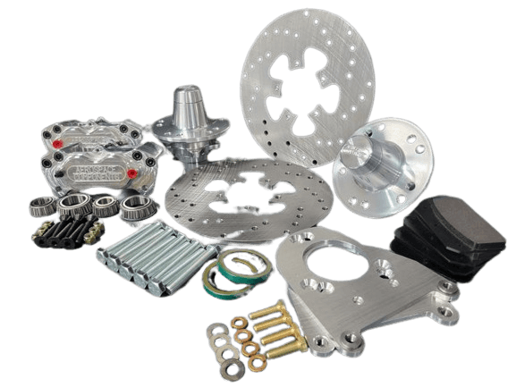 Aerospace Ford Mustang, Comet, Falcon, Fairlane, Maverick 1970-1973 4 Piston Front Drag Disc Brakes