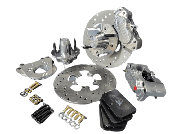 Aerospace Ford Mustang 1979-1993 4 Piston Heavy Duty Front Drag Disc Brakes (4 Lug)