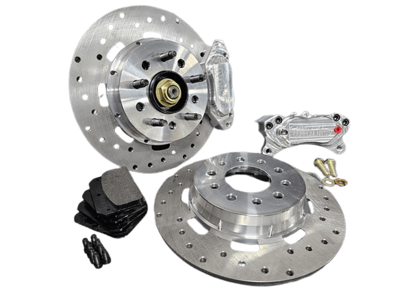 Aerospace Ford Mustang 2005-2014 4 Piston Heavy Duty Front Drag Disc Brakes