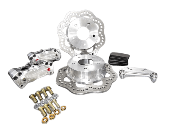 Aerospace Pontiac GTO 2004-2006 4 Piston Pro-Lite Front Drag Disc Brakes