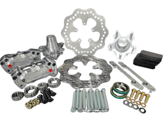 Aerospace Chevy Luv Truck 1972-1982 4 Piston Pro-Lite Front Drag Disc Brakes