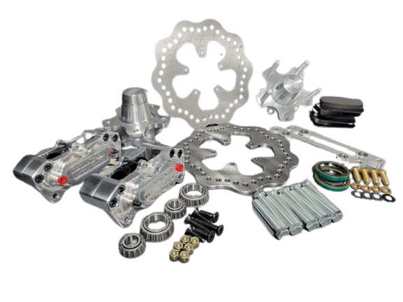 Aerospace Chevy G Body: S10/S15 / Grand National 4 Piston Pro-Lite Front Drag Disc Brakes