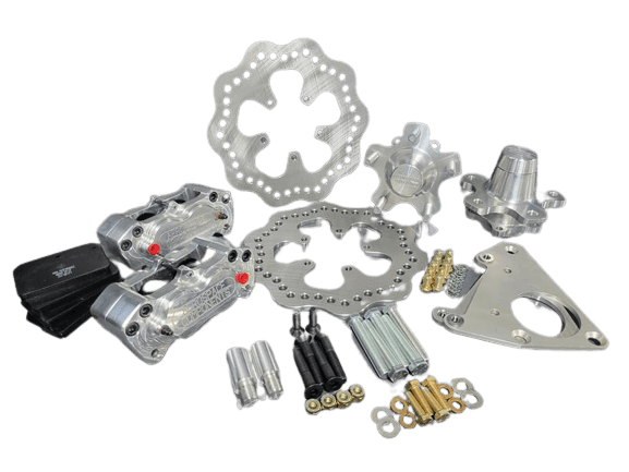 Aerospace Chevy Corvette C3 1969-1982 4 Piston Pro-Lite Front Drag Disc Brakes