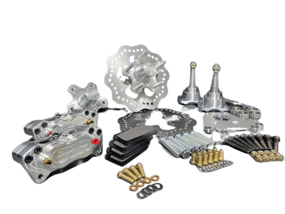 Aerospace Camaro / Firebird 1993-2004 4 Piston Pro-Lite Front Drag Disc Brakes - Hub