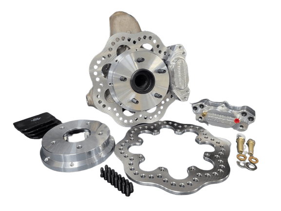 Aerospace Camaro, Corvette & CTS 2010-2022 4 Piston Pro-Lite Complete Drag Disc Brakes