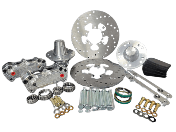 Aerospace Camaro / Firebird / Nova / Impala 1979-1981 4 Piston Heavy Duty Front Drag Disc Brakes