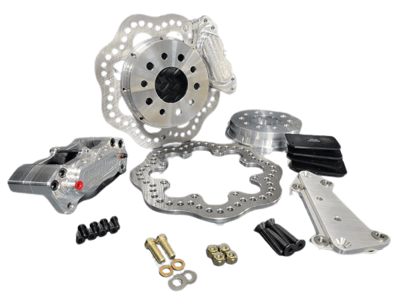 Aerospace Ford Mustang 1994-2004 4 Piston Pro-Lite Front Drag Disc Brakes