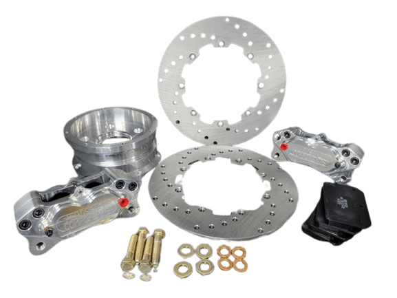 Aerospace Chevy Corvette C5 & C6 1997-2013 Piston Heavy Duty Front Drag Disc Brakes