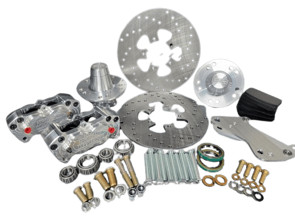 Aerospace Chevy II 1962-1963 4 Piston Heavy Duty Front Drag Disc Brakes