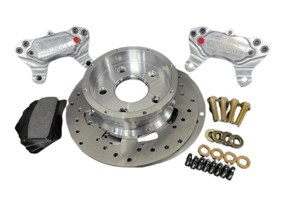 Aerospace Chevy Corvette C8 2020-2022 4 Piston Heavy Duty Front Drag Disc Brakes