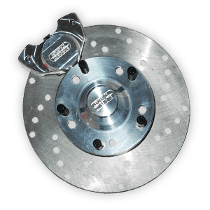 Aerospace Ford Mustang 1979-1993 2 Piston Medium Duty Front Drag Disc Brakes (4 Lug)