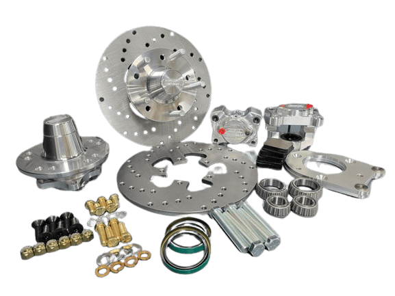 Aerospace Ford Mustang 1979-1993 2 Piston Medium Duty Front Drag Disc Brakes (5 Lug)