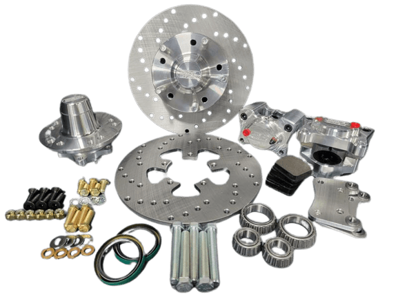 Aerospace 2 Piston Medium Duty Front Drag Disc Brakes For Chassis Engineering Strut