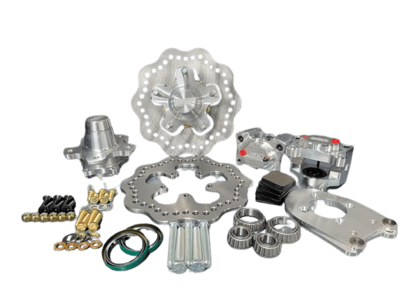 Aerospace 71-77 Chevy Vega / 75-80 Chevy Monza 2 Piston Pro-Lite Front Drag Disc Brakes