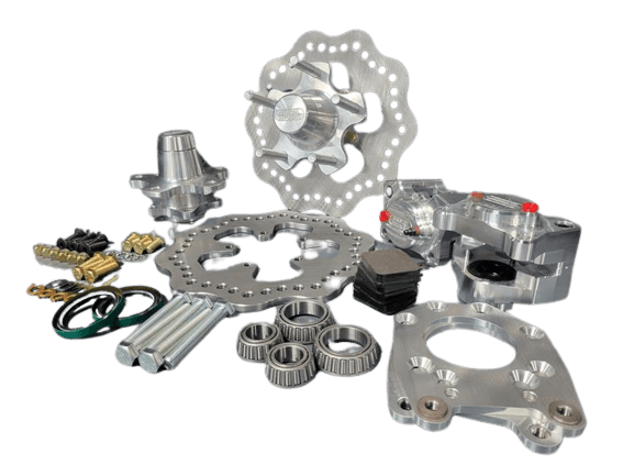 Aerospace Ford Mustang II / Pinto 1971-1980 2 Piston Pro-Lite Front Drag Disc Brakes