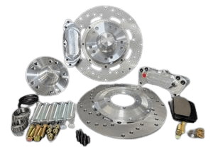 Aerospace 4 Piston Heavy Duty Front Drag Disc Brakes For Wilwood F-Body Spindles