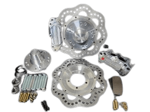 Aerospace 4 Piston Pro-Lite Front Drag Disc Brakes For Wilwood F-Body Spindles