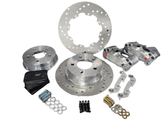 Aerospace 2005-2021 Dodge Mopar R/T/SXT/SE4 Piston Heavy Duty Rear Drag Disc Brakes - 1/2" Studs