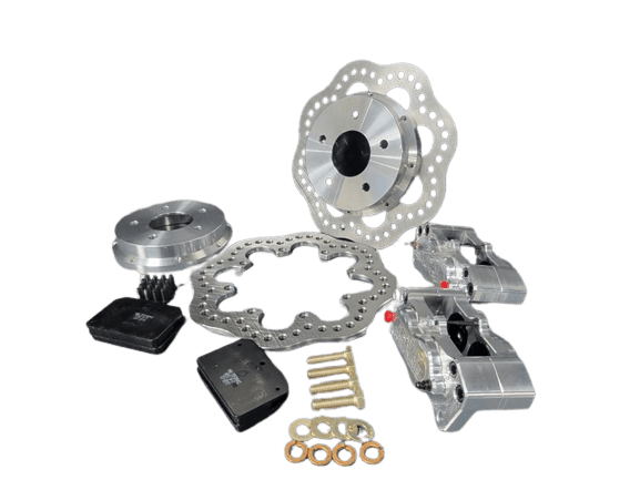 Aerospace 2015-2021 Dodge Hellcat / Scatpack 4 Piston Pro-Lite Rear Drag Disc Brakes - 1/2" Studs