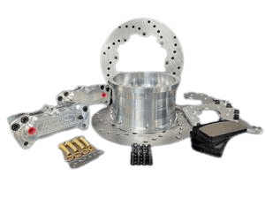 Aerospace Ford Torino Housing Ends 4 Piston Rear Drag Disc Brakes (New Style Housing Ends) - 1/2" Stud