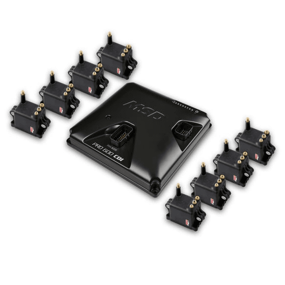 Holley MSD Pro 600 CDI Ignition Box & Coil Kit - Black