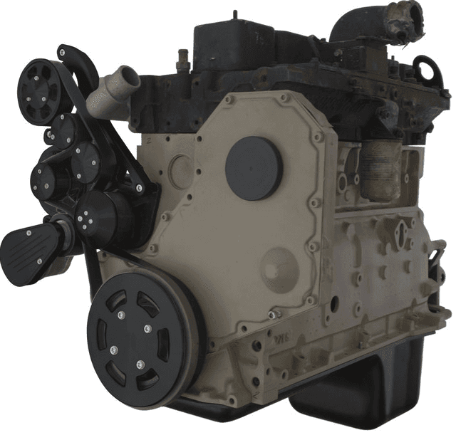 CVF Cummins Serpentine System with Alternator For High Flow Water Pump - Black (All Inclusive)