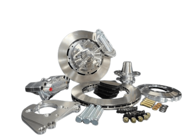 Aerospace Ford Mustang, Comet, Falcon, Fairlane, Maverick 1970-1973 4 Piston Pro-Street Front Disc Brakes